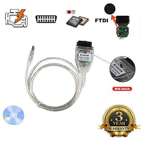 AntiBreak INPA K+ CAN Ediabas Cable with Switch DCAN Interface Coding Support E serials Interface for R56 E87 E93 E70