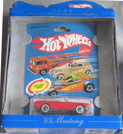 Hot Wheels 30th Anniversary Commerative Replica 1984 '65 Ford Mustang Convertible RED