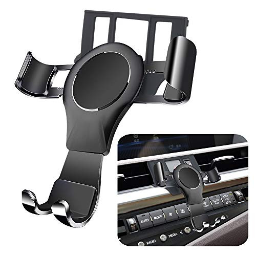 LUNQIN Car Phone Holder for Lexus ES 350 300h 2019-2020 Auto Accessories Navigation Bracket Interior Decoration Mobile Cell Phone Mount