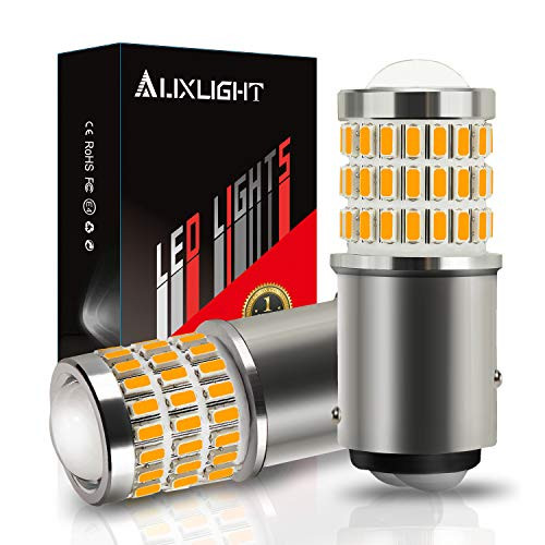 AUXLIGHT 2057 1157 2357 7528 2057A 1157A 2357A LED Bulbs Amber Yellow, Ultra Bright 57-SMD LED Replacement for Blinker Lights, Turn Signal/Parking or Running Lights, Brake/Tail Lights (Pack of 2) AUXLIGHT 2057 1157 2357 7528 2057A 1157A 2357A LED Bulbs Amber Yellow, Ultra Bright 57-SMD LED Replacement for Blinker Lights, Turn Signal/Parking or Running Lights, Brake/Tail Lights (Pack of 2)