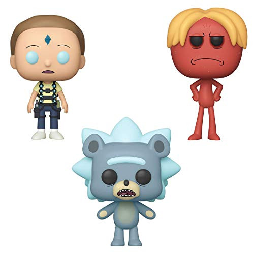 Funko Animation: POP! Rick & Morty Collectors Set 2 - Death Crystal Morty, Teddy Rick, Kirkland Meeseeks