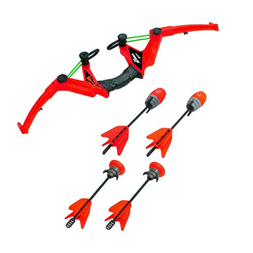 Zing Air Storm Z-Tek Bow - Red - Foam Toy Bow and Arrow Set - Fun Outdoor and Backyard Toy - Shoots Over 125 Feet! (AS979T-R)