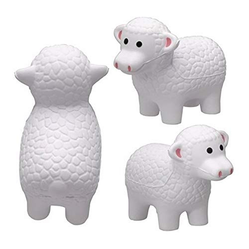 Stress Relief Squeezable Foam Sheep Package of Three (3)