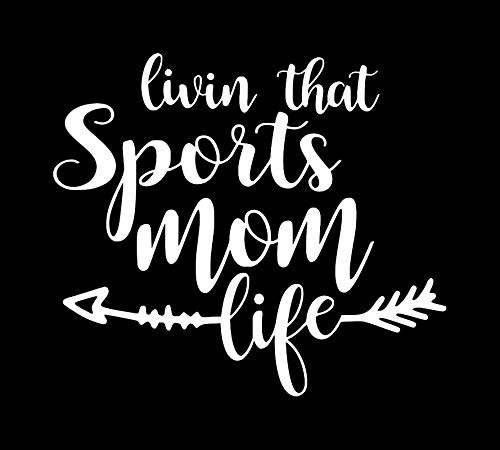 Makarios LLC Livin That Sports Mom Life MKR Decal Vinyl Sticker |Cars Trucks Vans Walls Laptop|White|5.5 x 4.8 in|MKR1099 Makarios LLC Livin That Sports Mom Life MKR Decal Vinyl Sticker |Cars Trucks Vans Walls Laptop|White|5.5 x 4.8 in|MKR1099