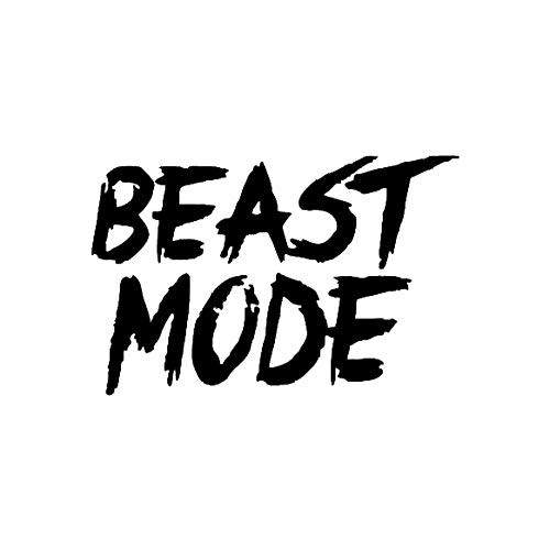 Beast Mode NOK Decal Vinyl Sticker |Cars Trucks Vans Walls Laptop|Black|5.5 x 3.7 in|NOK936 Beast Mode NOK Decal Vinyl Sticker |Cars Trucks Vans Walls Laptop|Black|5.5 x 3.7 in|NOK936