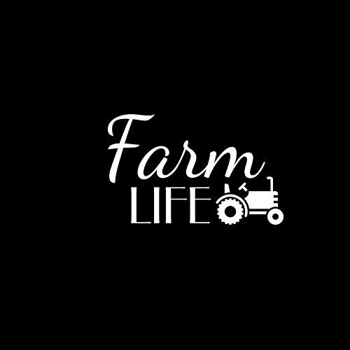 Farm Life Tractor NOK Decal Vinyl Sticker |Cars Trucks Vans Walls Laptop|White|5.5 x 3.5 in|NOK621 Farm Life Tractor NOK Decal Vinyl Sticker |Cars Trucks Vans Walls Laptop|White|5.5 x 3.5 in|NOK621