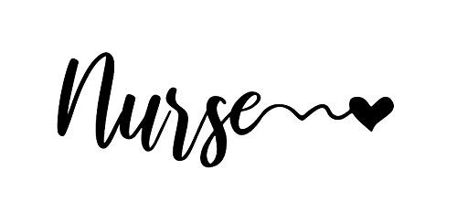 Nurse Love NOK Decal Vinyl Sticker |Cars Trucks Vans Walls Laptop|Black|7.5 x 3.0 in|NOK635 Nurse Love NOK Decal Vinyl Sticker |Cars Trucks Vans Walls Laptop|Black|7.5 x 3.0 in|NOK635
