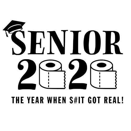 2020 Senior The Year It Got Real NOK Decal Vinyl Sticker |Cars Trucks Vans Walls Laptop|Black|7.5 x 5.0 in|NOK932 2020 Senior The Year It Got Real NOK Decal Vinyl Sticker |Cars Trucks Vans Walls Laptop|Black|7.5 x 5.0 in|NOK932