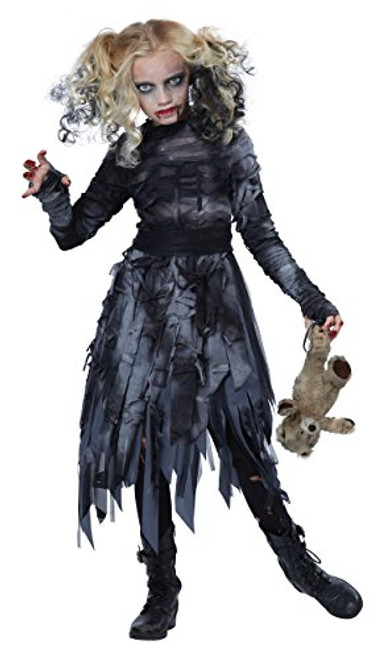 California Costumes Zombie Girl Child Costume Black/Gray