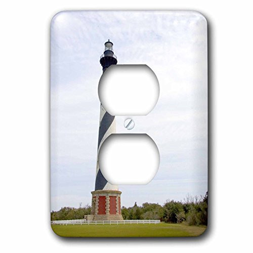 3dRose lsp_93246_6 Cape Hatteras Lighthouse in North Carolina Us34 Dfr0031 David R Frazier Light Switch Cover