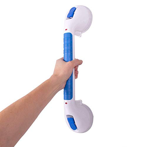 Carex Suction Shower Grab Bar 16 Ultra Grip Shower Handle - Dual Locking Grab Bars for Bathtubs and Showers Seniors, Disabled, Handicap, Elderly Assistance Product Carex Suction Shower Grab Bar 16 Ultra Grip Shower Handle - Dual Locking Grab Bars for Bathtubs and Showers Seniors, Disabled, Handicap, Elderly Assistance Product