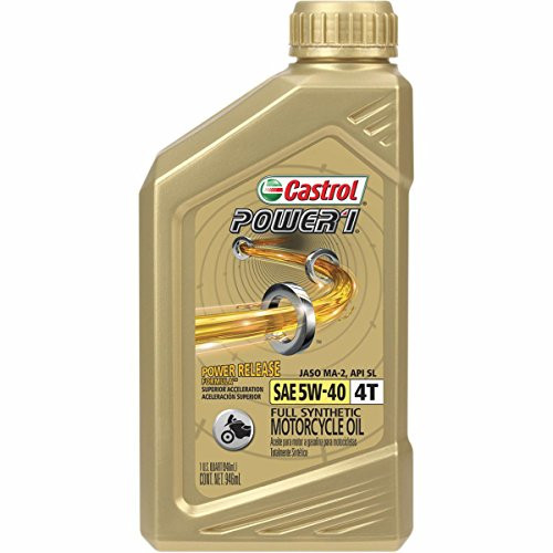 Castrol Power 1 Racing 4T Motorcycle Oil - 5W40 - 1qt. 06113
