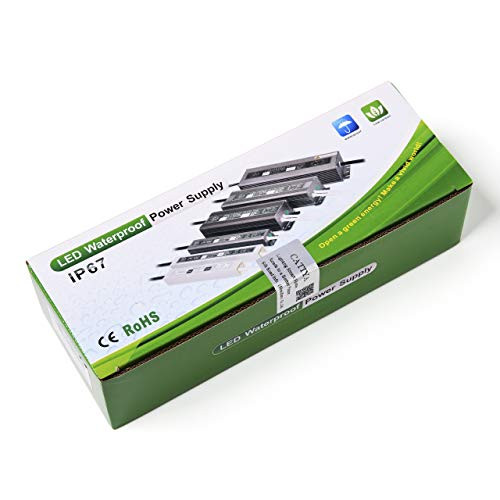 CATIYA 24V 200W LED Driver Transformer, IP67 Waterproof Constant Voltage Power Supply for LED Wall Wash Light Bar
