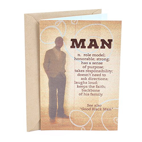 Hallmark Mahogany Birthday Greeting Card (Man Definition) Hallmark Mahogany Birthday Greeting Card (Man Definition)