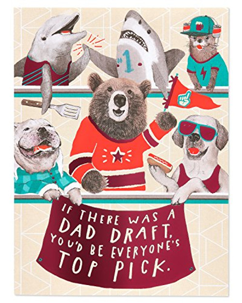 American Greetings Funny Father's Day Card (Funny Animals)