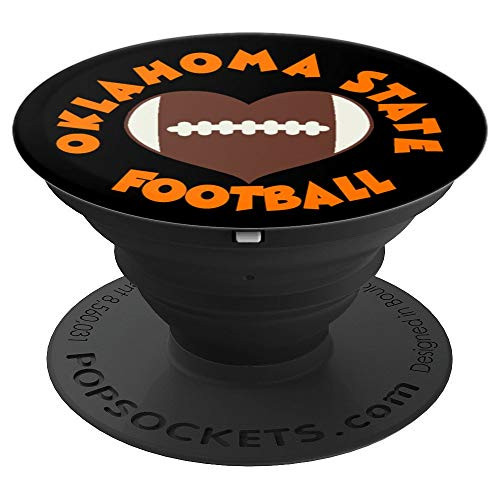 Oklahoma State Loves Football PopSockets Grip and Stand for Phones and Tablets