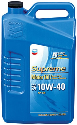Chevron Supreme 220059474 10W-40 Motor Oil - 5 Quart