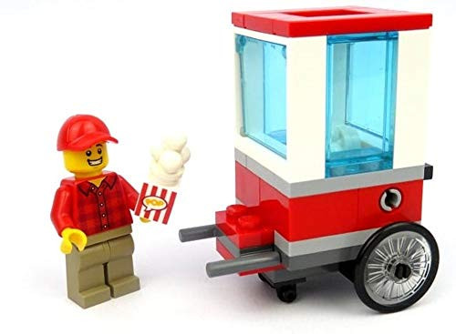 LEGO City Popcorn Cart Construction Set 43 Pieces Polybag