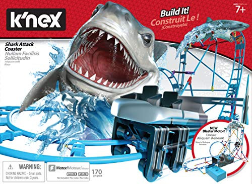 K'NEX Thrill Rides - Tabletop Thrills Shark Attack Roller Coaster Building Set - Ages 7+ K'NEX Thrill Rides - Tabletop Thrills Shark Attack Roller Coaster Building Set - Ages 7+