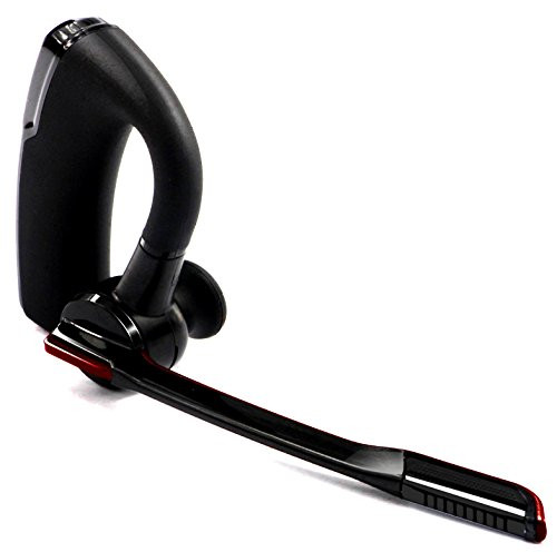 Bluetooth Headset, 5.0 Wireless Headset Bluetooth Earpiece Hands-Free Earphones Headphone with Noise Cancellation Mic Boom Microphone for Driving Business Office, Compatible with iPhone and Android