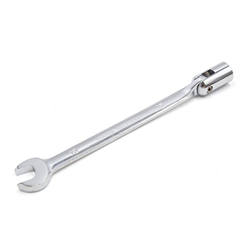 uxcell 15mm Swivel Head Combination Socket Spanner Wrench Auto Car Repairing Tool