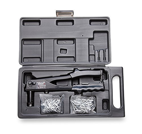 Arrow Fastener RL100K Rivet Tool Kit, Uses 1/8-Inch and 3/16-Inch Rivets, Includes 50 Rivets