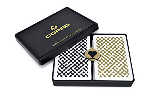 Copag Class Modern 100% Plastic Playing Cards, Bridge Size, Jumbo Index