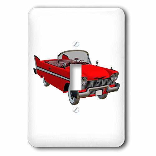 3dRose lsp_212927_1 Classic Convertible Without Roof Single Toggle Switch