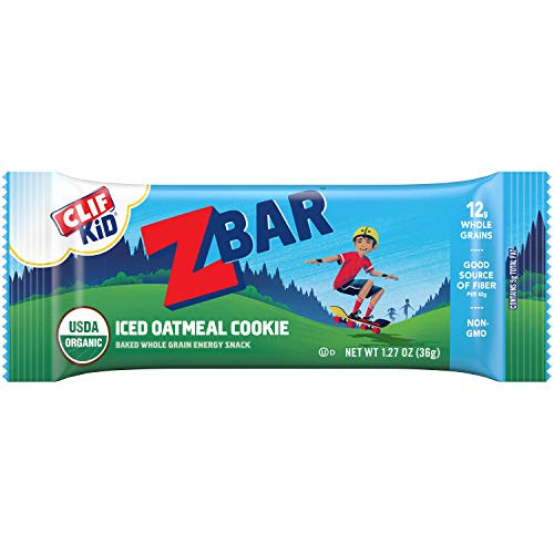 CLIF KID ZBAR - Organic Granola Bars - Iced Oatmeal Cookie - (1.27 Ounce Energy Bars, Kids Snacks, 18 Count) CLIF KID ZBAR - Organic Granola Bars - Iced Oatmeal Cookie - (1.27 Ounce Energy Bars, Kids Snacks, 18 Count)