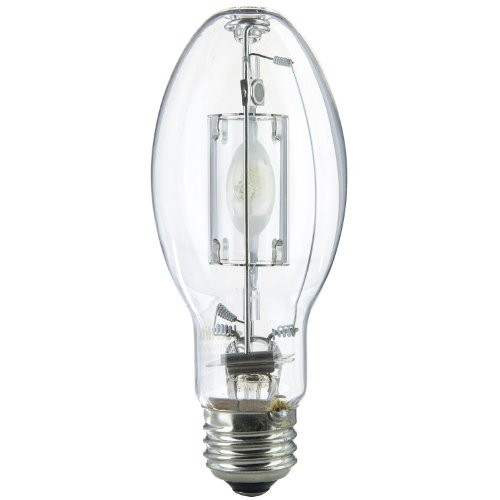 Sunlite MP150/U/MED 150-Watt Metal Halide ED17 Bulb, Medium Base, Clear