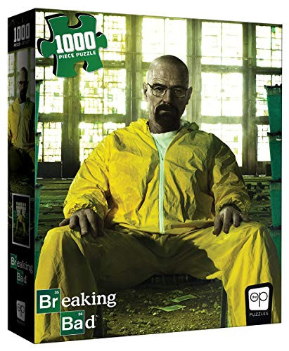 USAOPOLY Breaking Bad 1000 Piece Jigsaw Puzzle | Officially Licensed AMC Show Breaking Bad Merchandise | Collectible Puzzle Featuring Walter White as Heisenberg