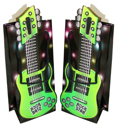 Guitar Shaped Treat Bags (1 dz) by Fun Express
