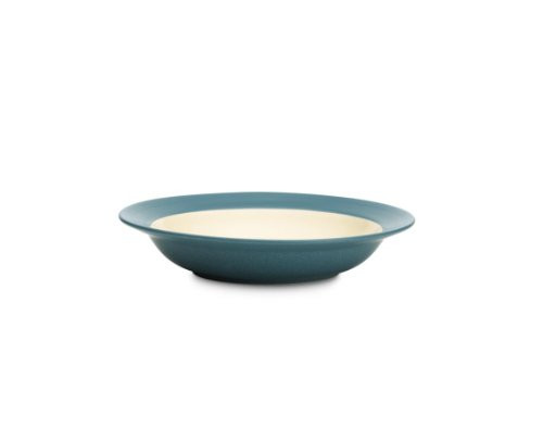 Noritake Colorwave Pasta/Rim Soup Bowl, 8-1/2-Inch, Turquoise Blue