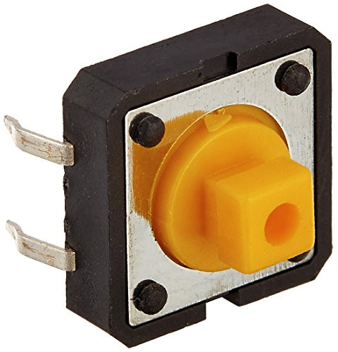 Uxcell PCB 4 Pin DIP Momentary Tact Push Button Switch, 12 x 12 x 7.3mm
