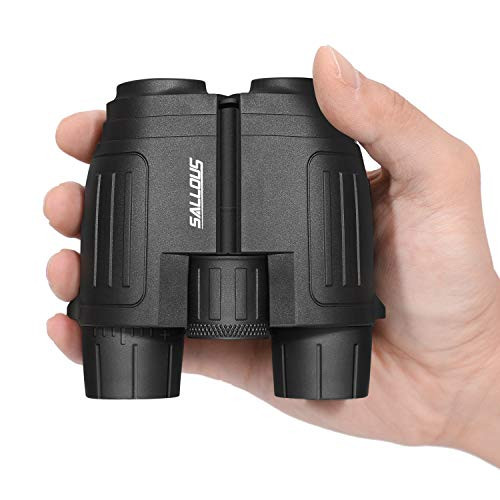 Compact Binoculars, Small Lightweight Binocular for Adults & Kids, Binoculars for Bird Watching Traveling Hiking Wildlife Outdoor, Easy Focus Folding Binoculars for Opera (Porro Prism)