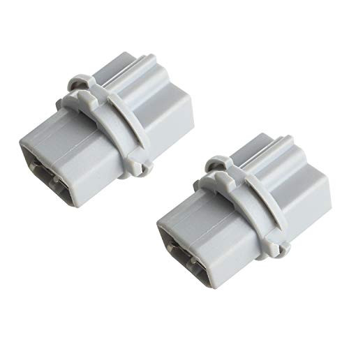 HERCOO Tail Light Taillight Socket Turn Signal Lights Wire Harness Holder for 33515-S50-003 Compatible with Honda Accord Civic, Pack of 2