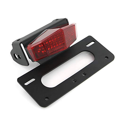 Xitomer DRZ400S/ SM Tail Tidy, Fender Eliminator for SUZUKI DRZ400S 2000-2020, DRZ400SM 2005-2020, with LED Tail light/License Plate Light, Compatible with OEM and Aftermarket Turn Signal (Smoke?