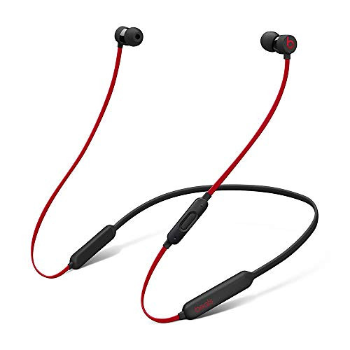 BeatsX Wireless Earphones - Apple W1 Headphone Chip, Class 1 Bluetooth, 8 Hours Of Listening Time - Black-Red