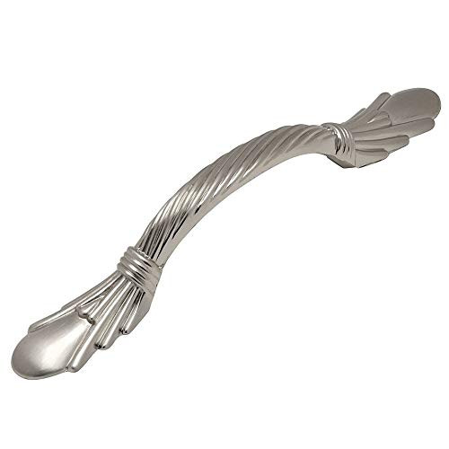 10 Pack - Cosmas 7681SN Satin Nickel Cabinet Hardware Handle Pull - 3" Hole Centers