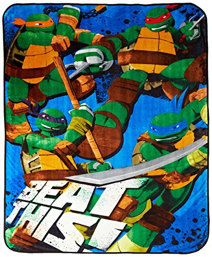 Nickelodeon Teenage Mutant Ninja Turtles Blanket, Heroes 62' X 90"