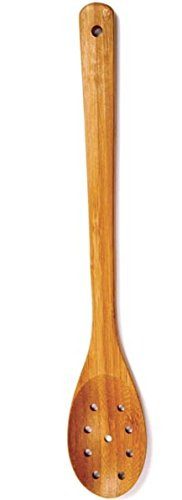 Norpro 7659 12-Inch Bamboo Spoon with Holes