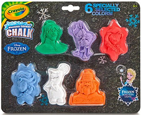 Crayola 6 ct. Washable Chalk Shapes, Disney Frozen