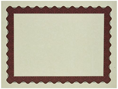 Great Papers! Metallic Red Certificate, 8.5 x 11 Inches, 25 Count (934125)