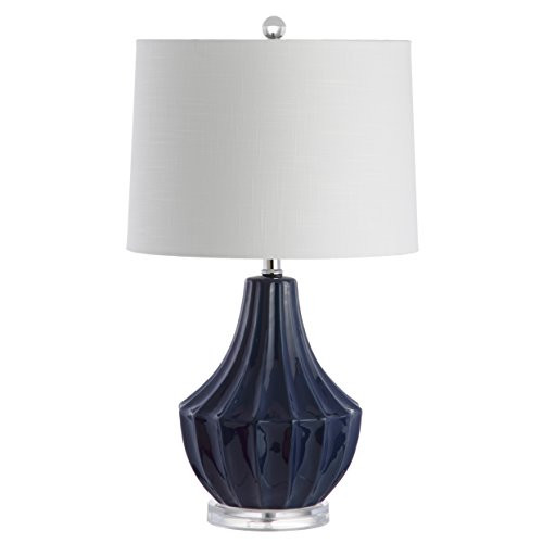 JONATHAN Y JYL8018A Tate 24.5" Ceramic LED Table Lamp, Contemporary, Transitional for Bedroom, Living Room, Office, Navy JONATHAN Y JYL8018A Tate 24.5" Ceramic LED Table Lamp, Contemporary, Transitional for Bedroom, Living Room, Office, Navy