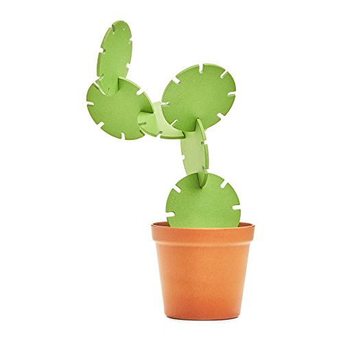 SUCK UK Cactus Coaster Construction Set, Multicolor SUCK UK Cactus Coaster Construction Set, Multicolor
