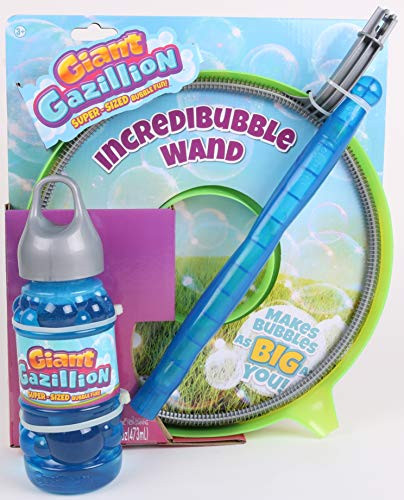 Gazillion Incredibubble Wand (Blue/Green) Bubbles, Blue/Green