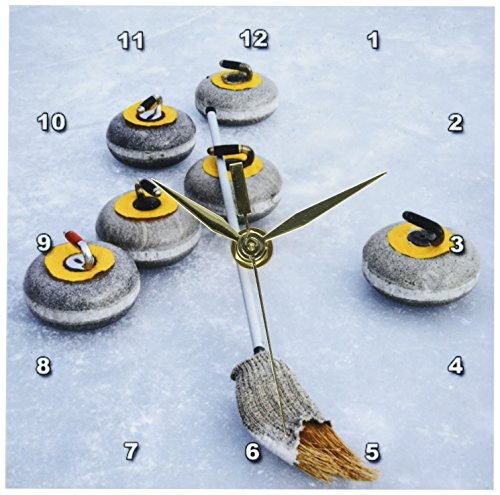 3dRose dc_72338_1 Curling Stones, Idaburn Dam, South Island, New Zealand-AU02 DWA4682-David Wall-Desk Clock, 6 by 6-Inch 3dRose dc_72338_1 Curling Stones, Idaburn Dam, South Island, New Zealand-AU02 DWA4682-David Wall-Desk Clock, 6 by 6-Inch