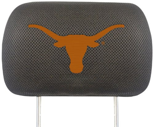 FANMATS  12599  NCAA University of Texas Longhorns Polyester Head Rest Cover