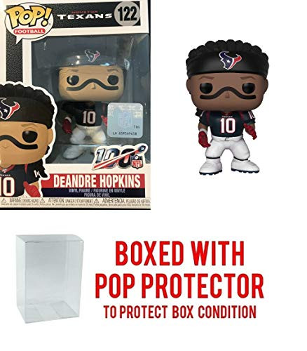 Deandre Hopkins Pop Houston Texans Home Jersey Vinyl Figure Bundled with Pop Shield Protector