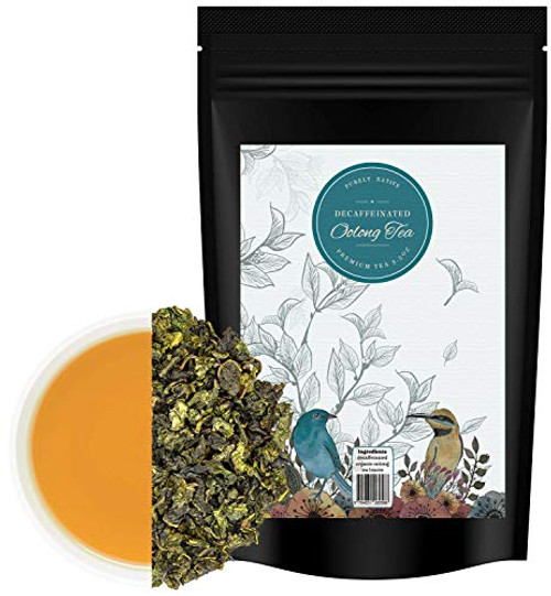 Decaffeinated Oolong Tea Loose Leaf, Great For Hot Brew, Iced Or Kombucha Tea | Organic Loose Leaf Decaf Oolong Tea Leaves 3.5oz (About 50 Cups) Decaffeinated Oolong Tea Loose Leaf, Great For Hot Brew, Iced Or Kombucha Tea | Organic Loose Leaf Decaf Oolong Tea Leaves 3.5oz (About 50 Cups)